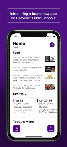 Android application Heavener Public Schools screenshort