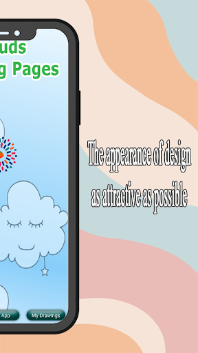 Cute Cloud Coloring Pages