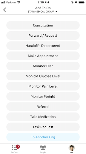 Android application Medssenger screenshort