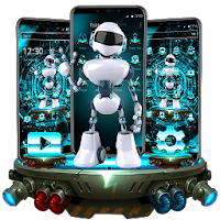 Blue Technology Robot Theme