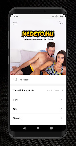Android application Nedeto.hu screenshort