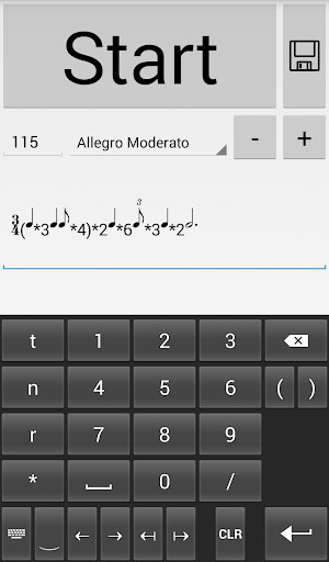 Rhythmic Metronome Screen 2
