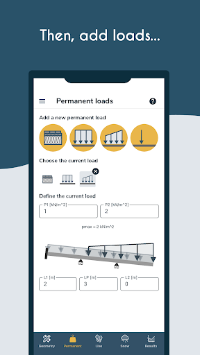 ACORD Mobile - Design Beams Screen 3