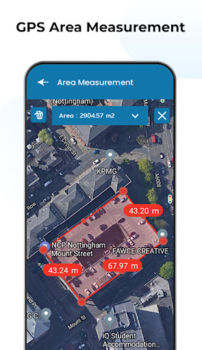 Land Area Measure : GPS Area Screen 3