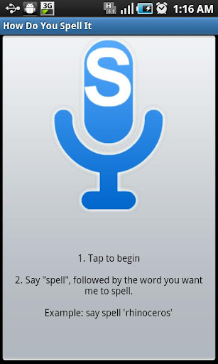 Android application How Do You Spell It screenshort