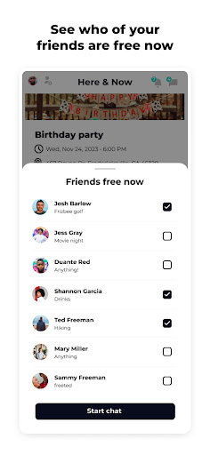 Here & Now Screen 2