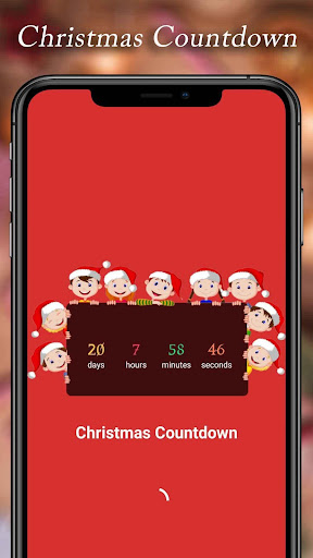 Android application Christmas Countdown screenshort
