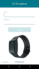 E4 wristband, Real-time physiological signals