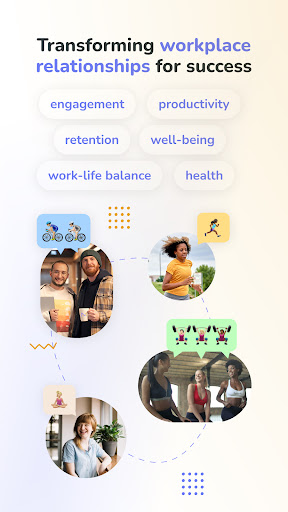 Android application MeetyMeety: Company Wellbeing screenshort