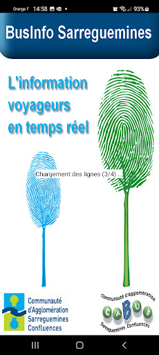 Android application BusInfo Mobile Sarreguemines screenshort