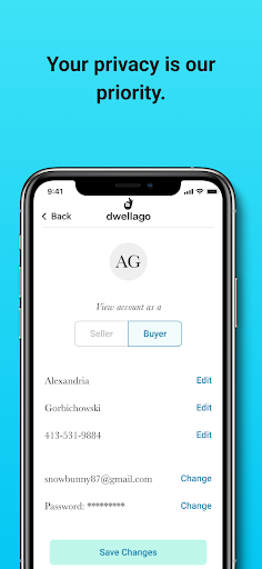 Android application Dwellago screenshort