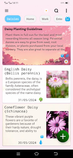 Daisy Notes Screen 2