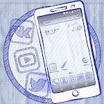 Cover Image of ダウンロード Sketch Launcher Theme 4.3 APK