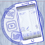 Cover Image of Herunterladen Sketch Launcher Theme 4.3 APK