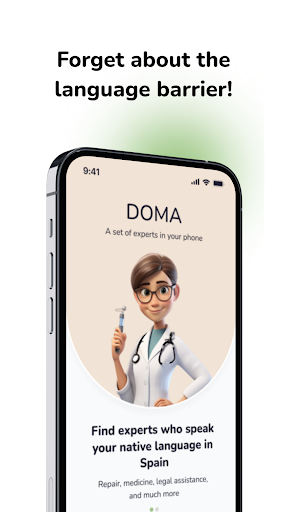 Android application DOMA: Services in Spain screenshort