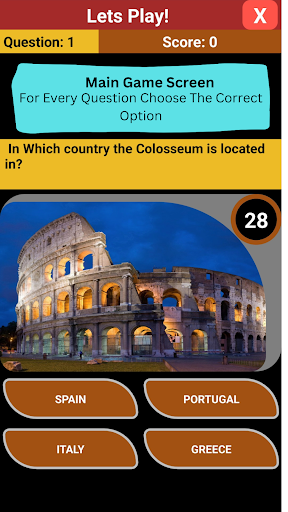 Guess The Place? Wonder Trivia Screen 2