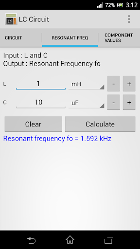 LC Circuit Screen 2