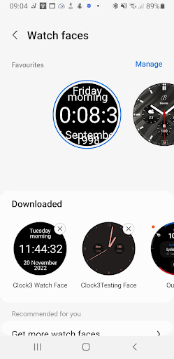 Android application Clock3 screenshort