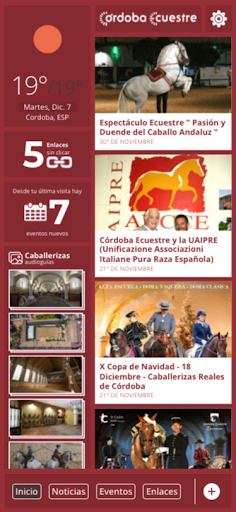 Android application Córdoba Ecuestre screenshort