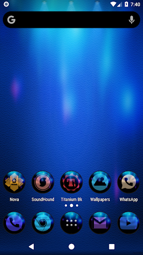 Android application Colorful Pixl Icon Pack screenshort