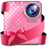 Lovely Pink Photo Collage icon