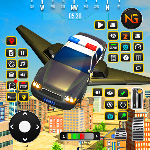 Flying Police Car Driving Game 1.1.5 Icon