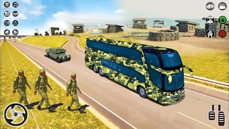 Army Bus Transporter Sim Games