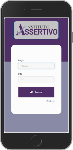 Android application e-Assertivo screenshort