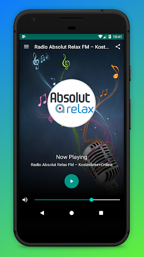 Android application Absolut Relax Radio App Online screenshort