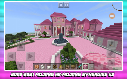 Free Mod Barbie Pink – Maps House Minecraft PE 2021 5