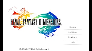 FINAL FANTASY DIMENSIONS - Screenshot 1