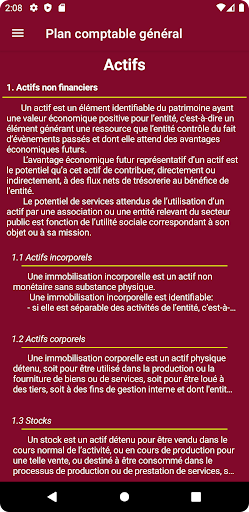 Plan des comptes .fr Screen 2