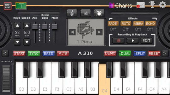 Muziektoetsenbord PRO APK 1