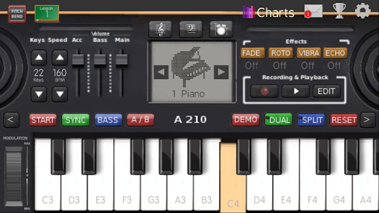 Musik Keyboard Pro Screenshot