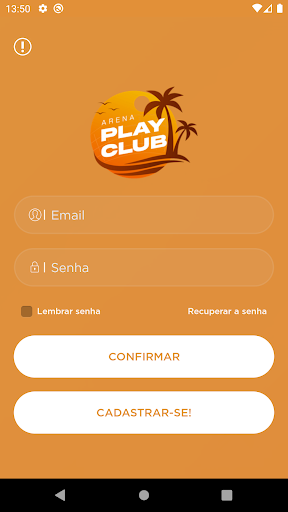 Android application Arena Play Club screenshort