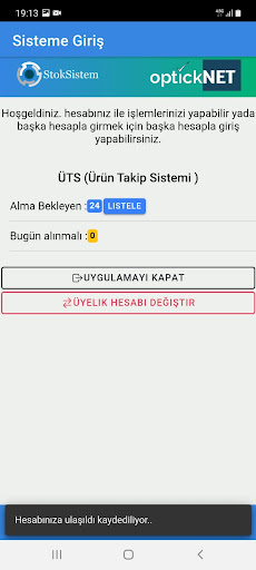 StokSistem ÜTS Uygulaması Screen 2