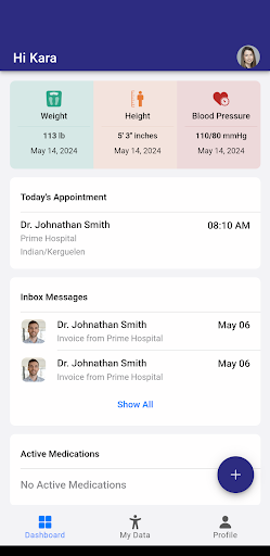 Android application Medicine with heart screenshort