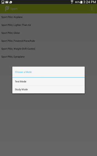 Prepware Sport Pilot Screen 2