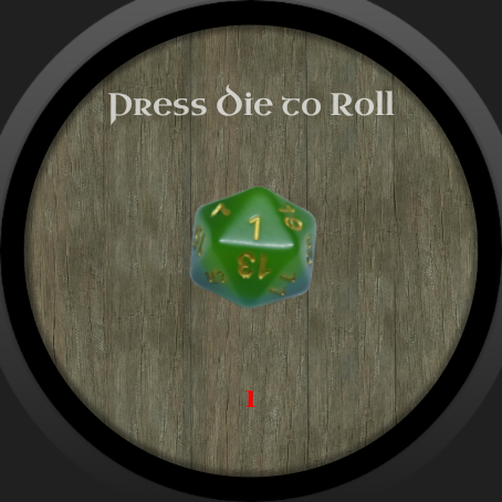 Android application D&Dice screenshort