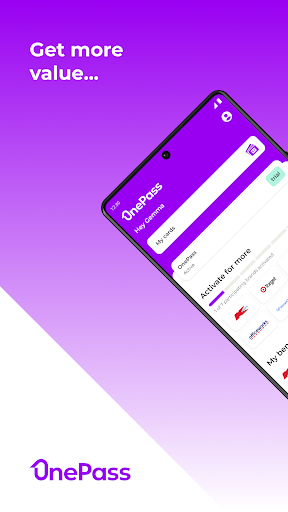 Android application OnePass: Supercharge Your Shop screenshort