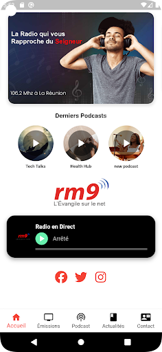 Radio Mixte 9 (RM9) Screenshot 1 - AppWisp.com