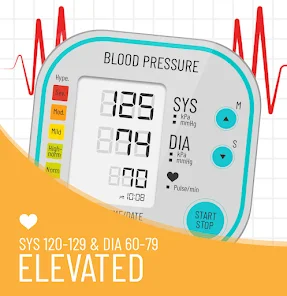 Onverschilligheid schelp breuk Blood Pressure Records Tracker - Apps on Google Play