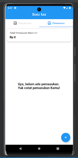 Buku Kas - Tugas Akhir PAPB Screen 2