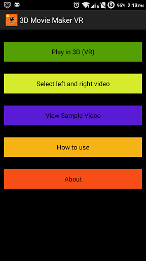 3D Movie Maker VR Screen 2