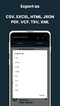 Export contactsのおすすめ画像5