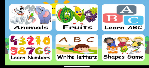 Android application العاب اطفال تعليمية ببيك كيدز screenshort