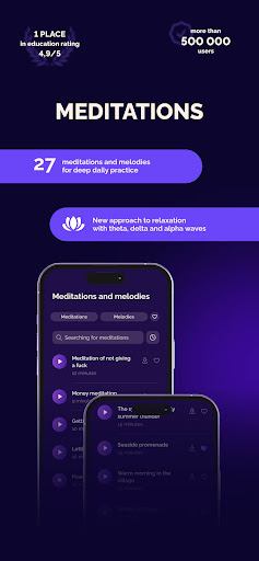 Android application AB.MONEY: meditation & breath screenshort