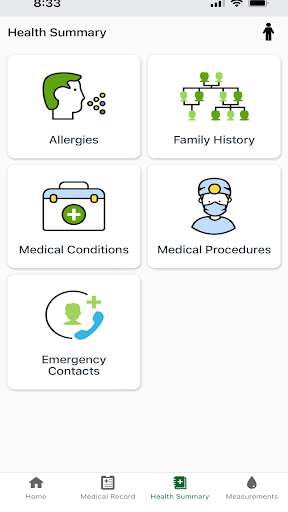 MySaskHealthRecord Screen 3