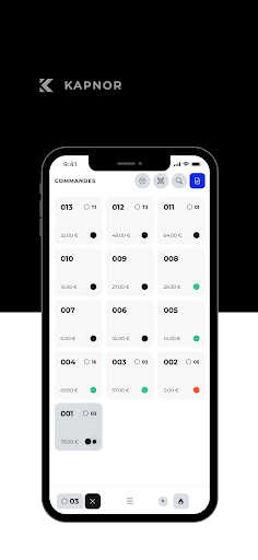 Android application Kapnor Manager screenshort