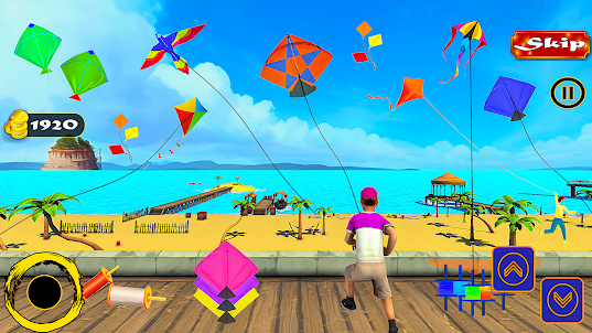 Kite Game 3D Pipa Beach Flying
